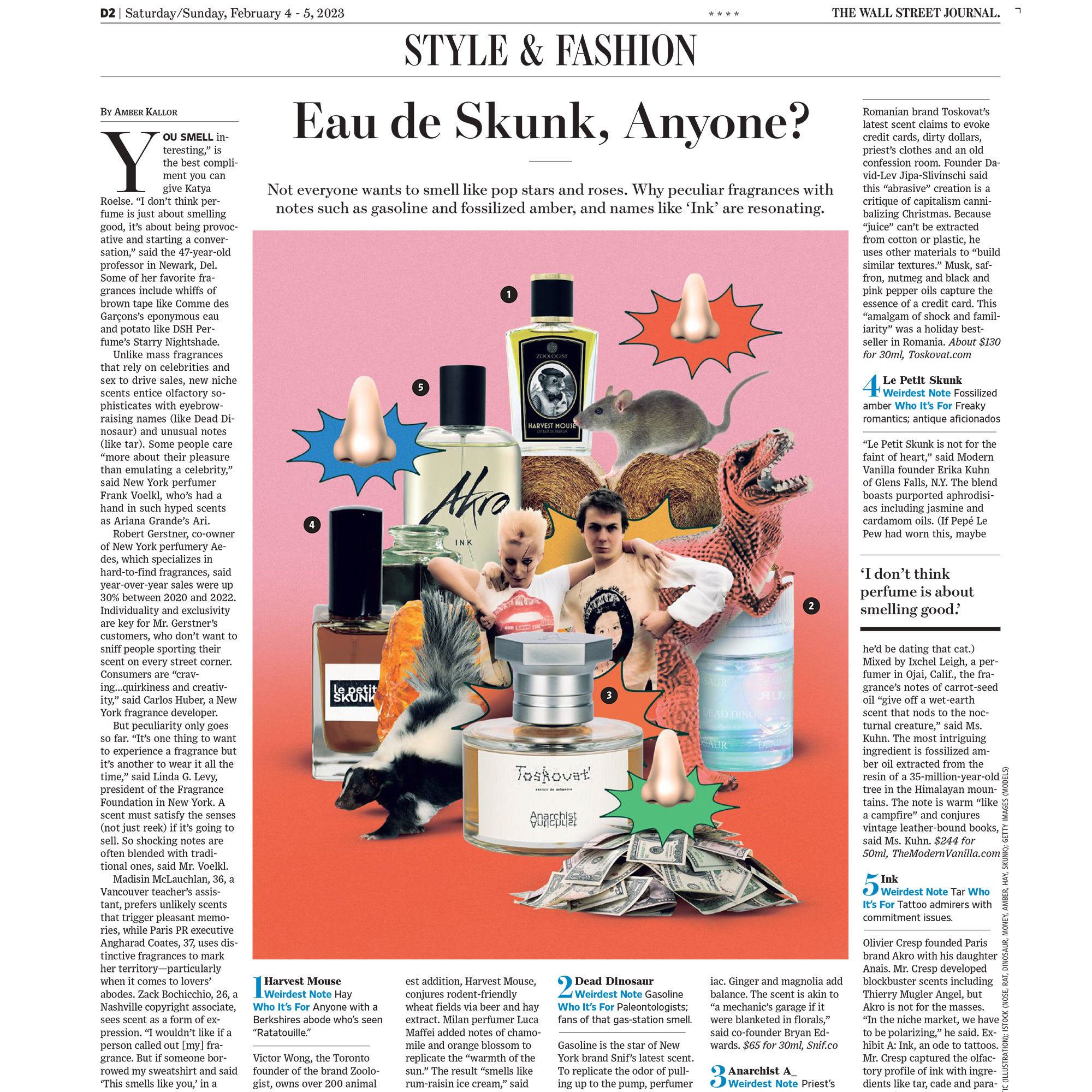 Print Press: Eau de Skunk, Anyone? | Wall Street Journal