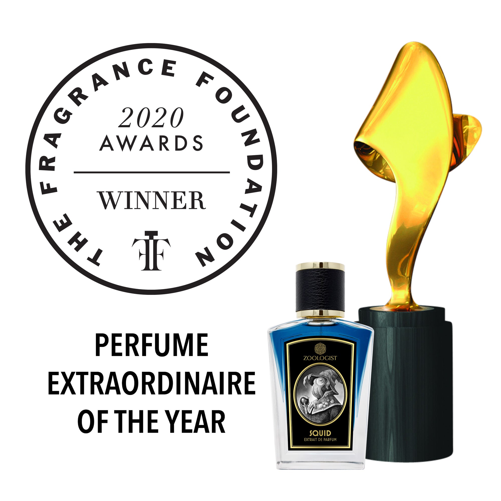 Zoologist Squid Wins The Fragrance Foundation Award for 2020's Perfume Extraordinaire of the Year