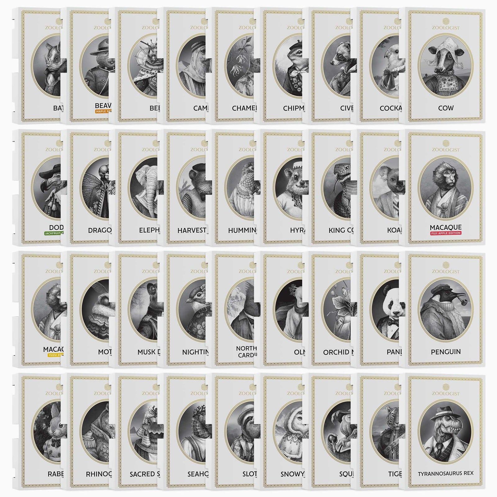 Zoologist Perfumes Complete Sample Set 2025 Q2 (36 Samples)